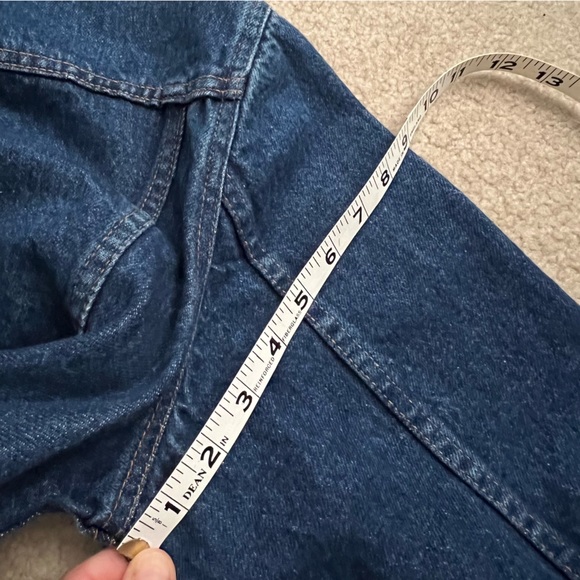 Vintage Levi’s Men’s Original Trucker Denim Jacket Made in France Med-Dark Wash - Picture 12 of 12